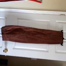 PANTALON NEUF SUÈDE BRUN DOUBLÉ GR10 FEM TAILLE ÉLASTIQUE $15.00 - Photo 3