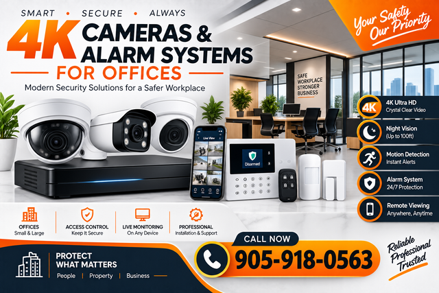 4K CCTV Monitoring Systems – Cameras & Alarm Protection