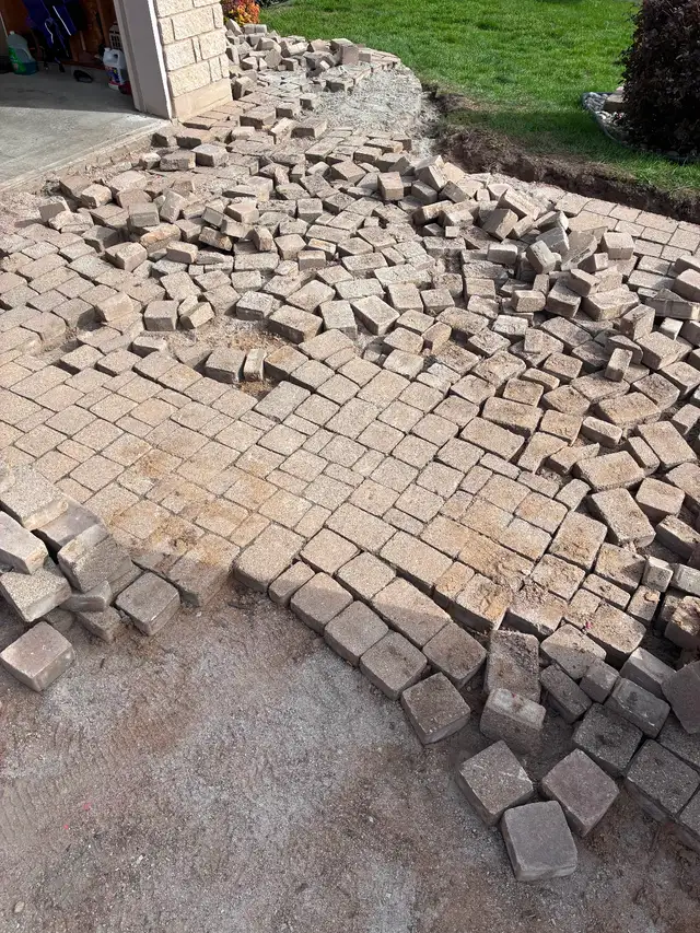Brick, driveway pavers, Retaining wall - call or text