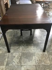 Vintage solid wood extendable dining table - Photo 3