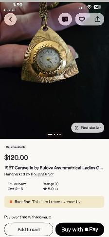 Caravelle by Bulova Pendant Watch - Photo 3