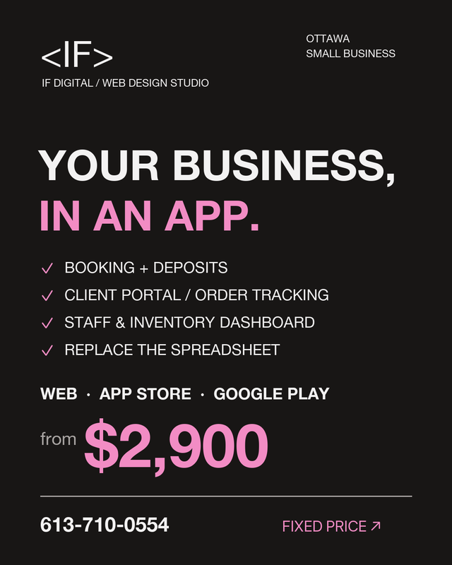 Custom App for Your Business · Web   App Store   Google Play