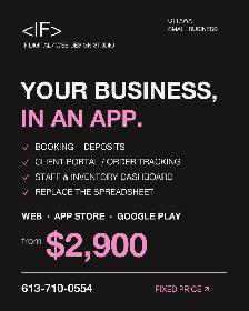 Custom App for Your Business · Web   App Store   Google Play