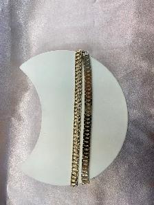 10K Gold Weave Chain with Diamond Cut - Photo 3