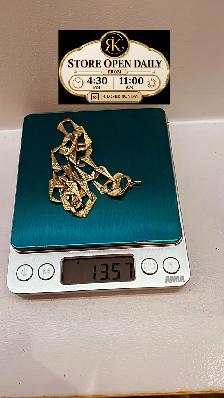 10K  yellow Gold Bracelet  # R 51 - Photo 4