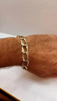 10K  yellow Gold Bracelet  # R 51 - Photo 8