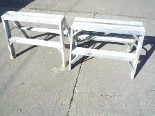 2 Aluminum Sawhorses