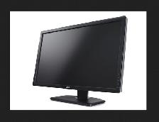 Dell 24' Computer Monitor with VGA, DisplayPort, DVI