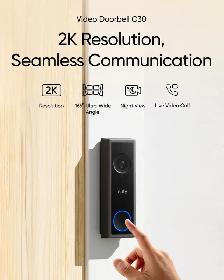 Anker eufy Video Doorbell C30, Battery Powered, 2K FHD, 16:9 - Photo 2