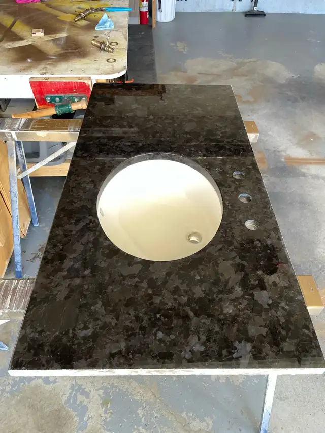 Black Granite Bathroom countertop