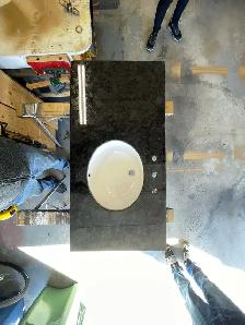 Black Granite Bathroom countertop - Photo 2