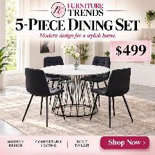 Furniture Trends 5-Piece Dining Set - Photo 2