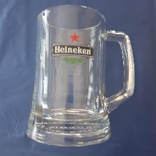 TASSE À BIÈRE NEUVE VERRE ÉPAIS HEINEKEN, QUALITÉ PREMIUM $10.00
