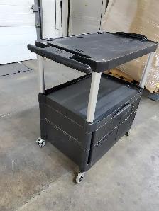 Rubbermaid Media Master Audio Visual Cart - Photo 2