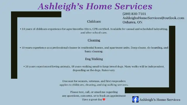 Ashleigh's Home Services