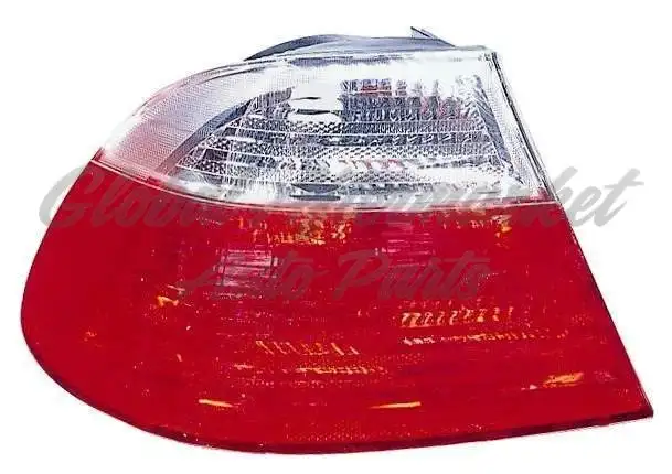 Bmw 3 Series Coupe 1999-2003 Tail Lamp Right Clear And Red HQ