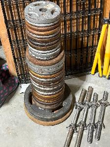 Standard Weight Plates   Dumbbell Handles