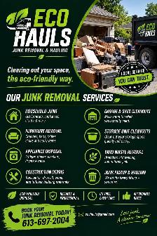 Junk removal & Hauling services