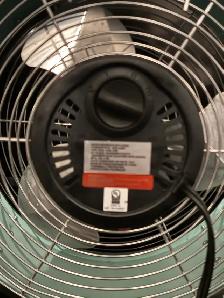 Vintage teal fan - Photo 3