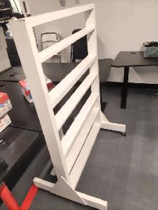 Studio Sale - Folding Chairs with Rolling Rack and Tables - Photo 3