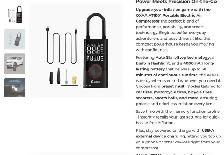 RECHARGEABLE TIRE INFLATOR WITH DIGITAL DISPLAY GREAT PRICE!