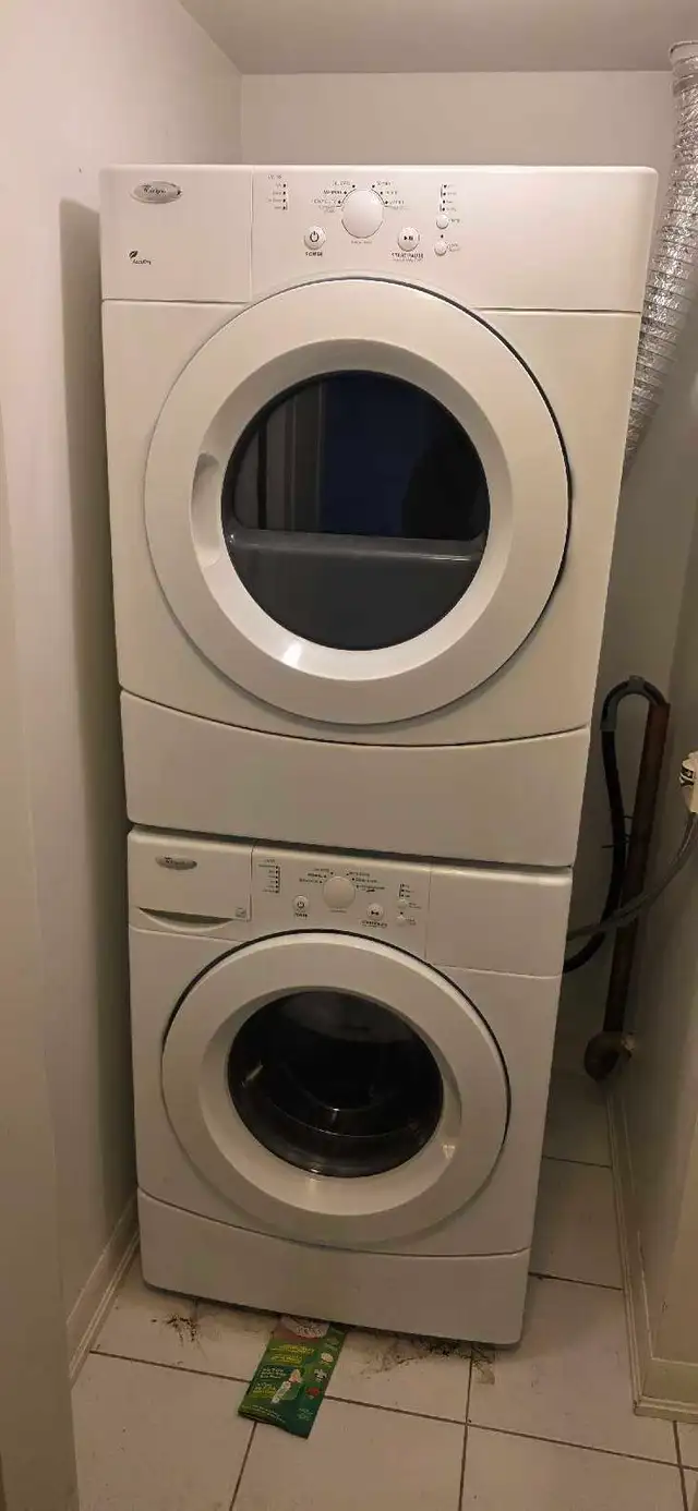 washer and dryer install