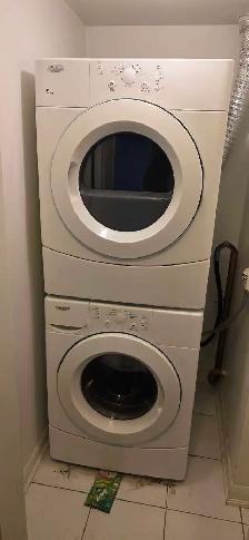 washer and dryer install