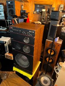 60 plus sets of speakers available