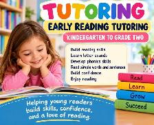 EARLY READING TUTORING - ST. JAMES AREA, Winnipeg, MB