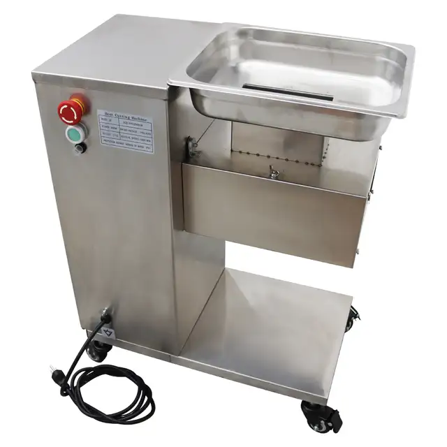 QE Stainless Commercial Meat Slicer w/8mm Blade 161001