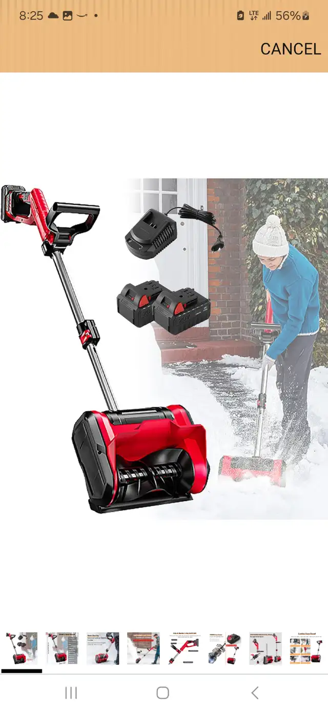 brand new !Cordless Snow Shovel,20 volt