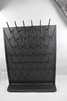Lab Draining Rack PP 52 Pegs Black Color Drying Rack 211061 - Photo 5