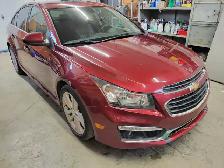 Very nice, LOW KMS,  2015 Chevy Cruze 1.4 Turbo for sale.