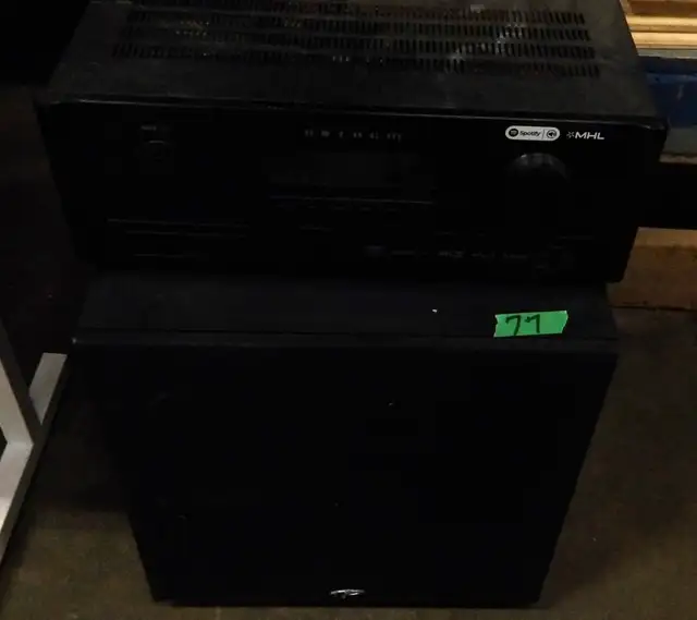 Anthem MRX 720 Receiver, Paradigm Speakers and Subwoofer