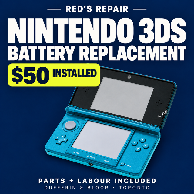 Nintendo 3DS Battery Replacement - $50 Installed, Toronto