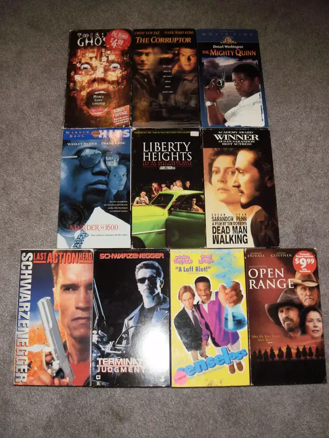 VHS BONANZA, $30.