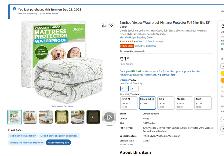 MOVING SALE – Zinus Full Bed Set   12" Memory Foam Mattress – $2 - Photo 3
