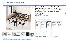 MOVING SALE – Zinus Full Bed Set   12" Memory Foam Mattress – $2 - Photo 4