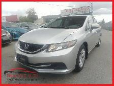 2014 Honda Civic LX 183KM CERTIFIED-WARRANTY