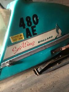 Vintage Antique 1969 Mallard Snowmobile - Photo 5