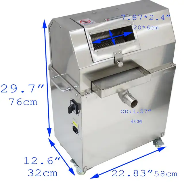 Electric Sugar Cane Ginger Press Juicer Crusher 110v 134057