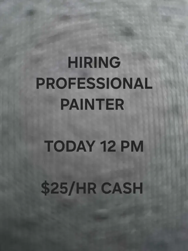 Hiring Professional Painter