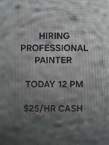 Hiring Professional Painter