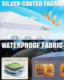 new  10x20 white party tent asking 200$ asap 514-754-6397 - Photo 4