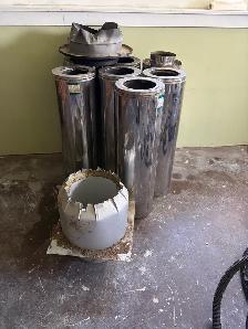 7" factory build chimney
