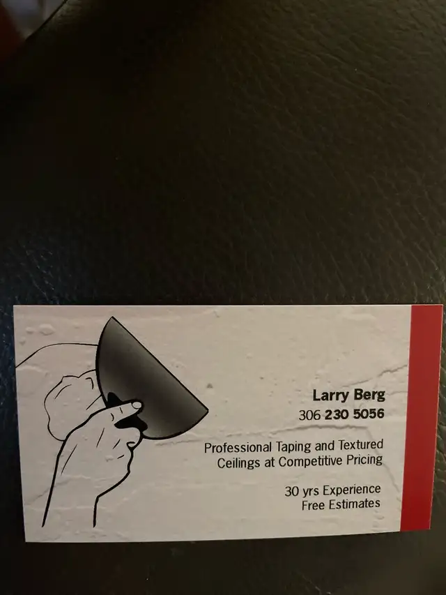 Professional taper looking for work