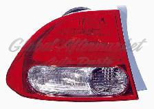 Honda Civic Sedan 2009-2011 Tail Lights Left and Right
