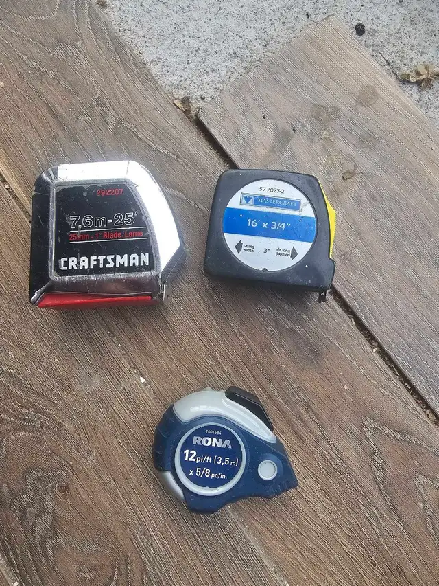 Craftsman-Mastercraft-Rona Measuring Tape Set