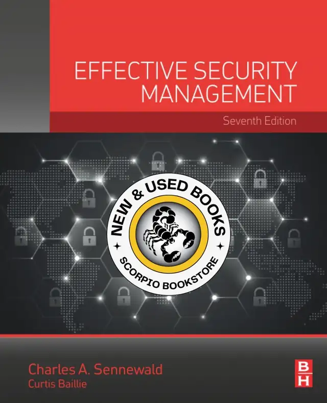 Effective Security Management 7E Sennewald 9780128147948