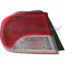 Hyundai Elantra Sedan 2011-2013 Tail Lights Left and Right - Photo 4